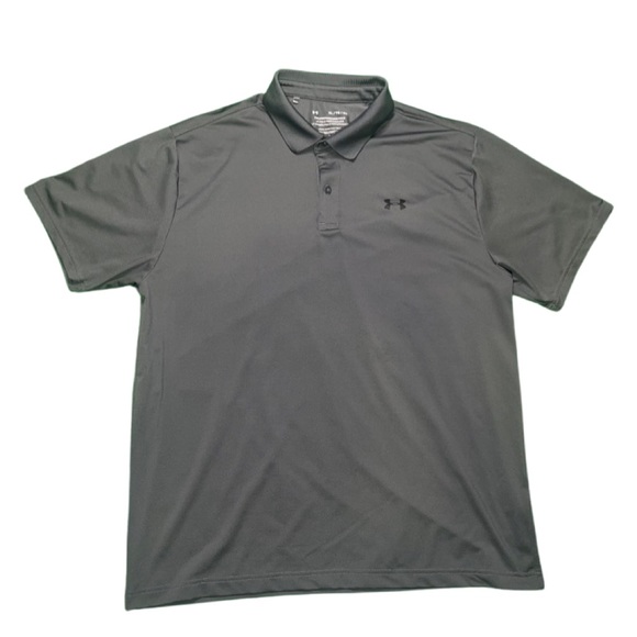Men’s gray Under Armour Polo Xl - Picture 6 of 6